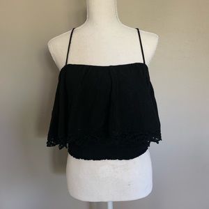 Black tube top / tank top